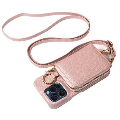 Durable Leather iPhone Case with Magnetic Protection