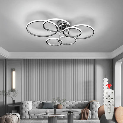 Stylish LED Chandelier Light with Remote Control - Cofik