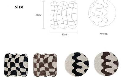 Comfortable Woven Grid Chair Pad