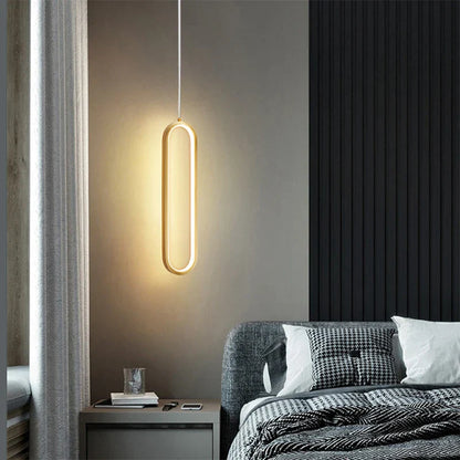 Elegant Black Gold Pendant Ceiling Light