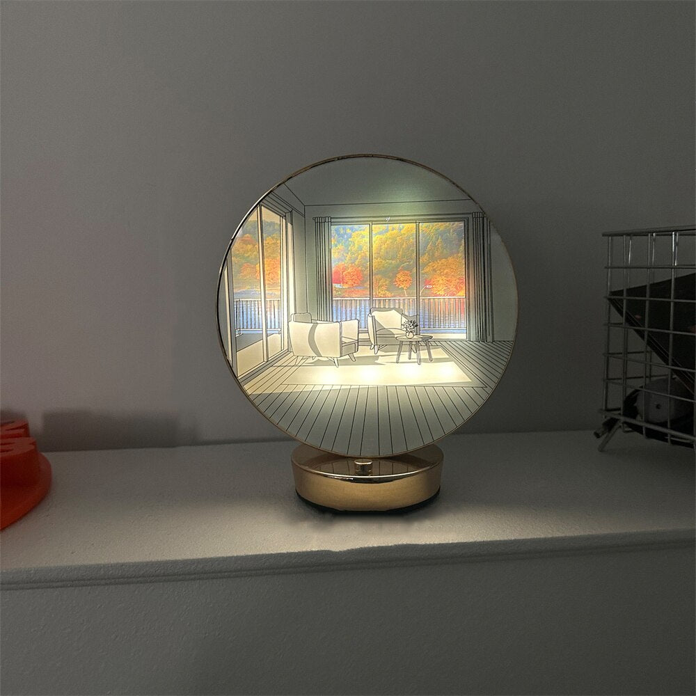 Unique Handmade Globe Table Lamp