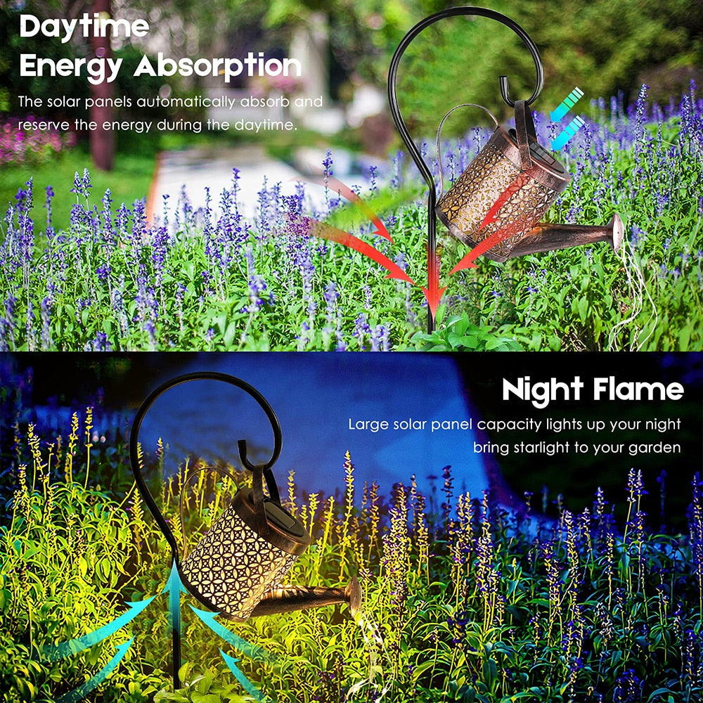 Solar Powered Outdoor Patio Lamp