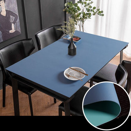 Waterproof Faux Leather Table Cover Mat