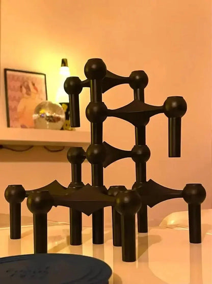 Simple Silver Tea Light Holder