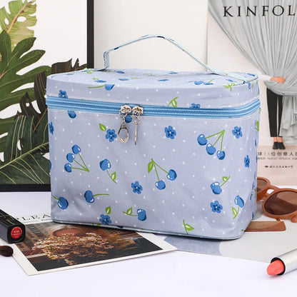 Stylish Animal Print Travel Makeup Bag