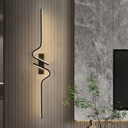 Slim LED Wall Sconce Light for Bedroom and Living Room