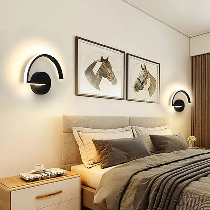 Contemporary LED Bedside Wall Light Fixture