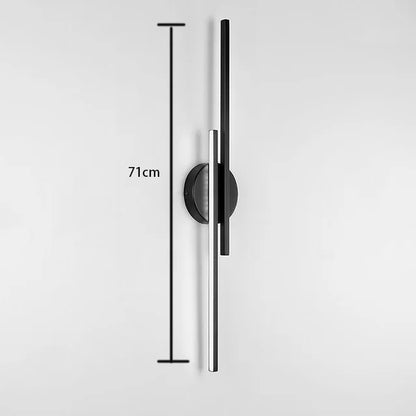 Contemporary 2-Sided LED Wall Light - Adjustable