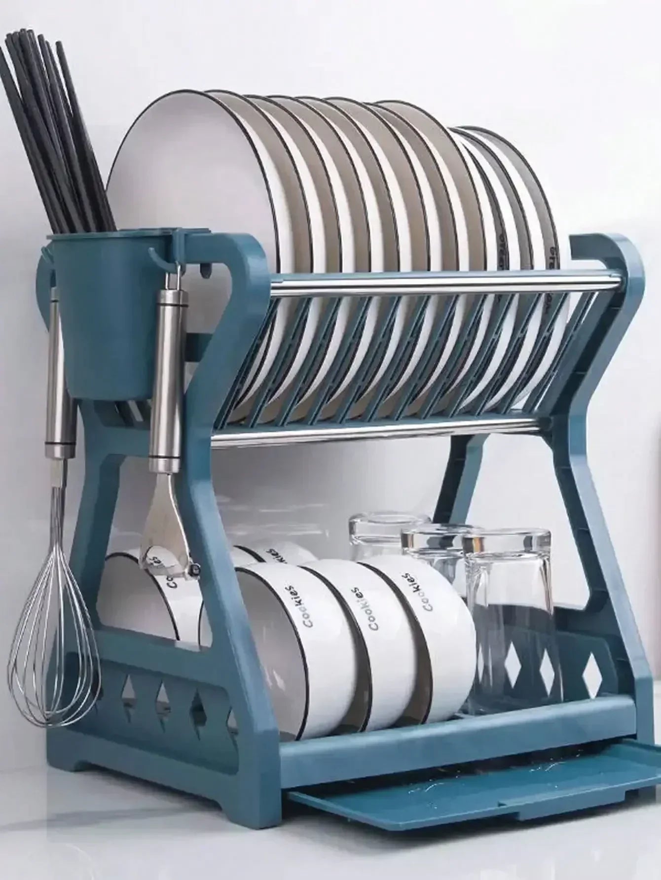 Compact Dish Rack Tray