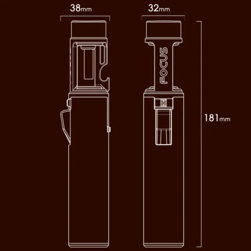 Portable Adjustable Flame Gas Lighter