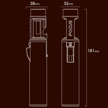 Portable Adjustable Flame Gas Lighter