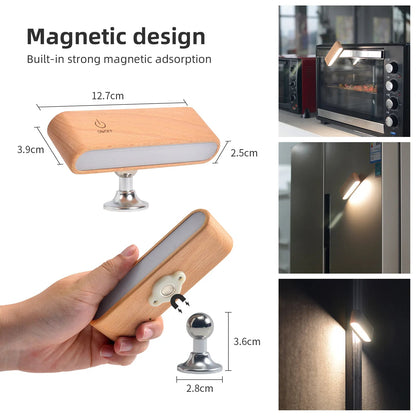 Adjustable Desk Wooden USB LED Nightlight