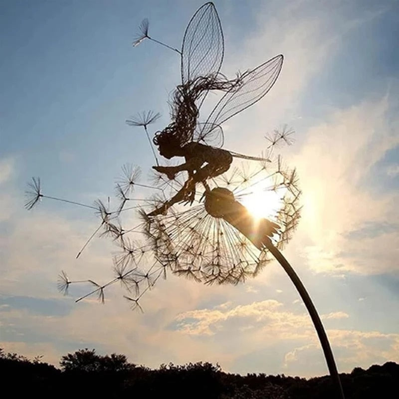 Whimsical Fairy String Art Decoration