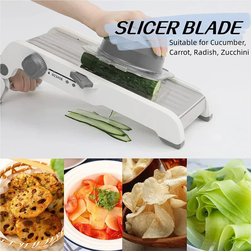 Premium 18-in-1 Vegetable Mandoline Slicer Set
