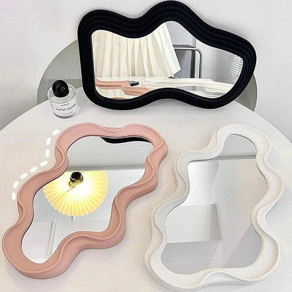 Round Cloud Wall Mirror for Home Decor