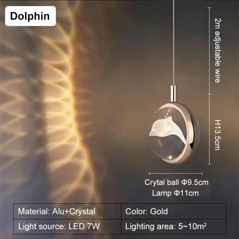 Colorful Crystal LED Mood Table Lamp