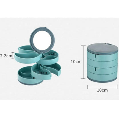 Spinning Stackable Jewelry Display Case