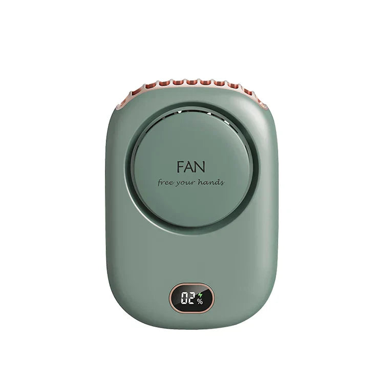 Portable Rechargeable Mini Fan with LED Display