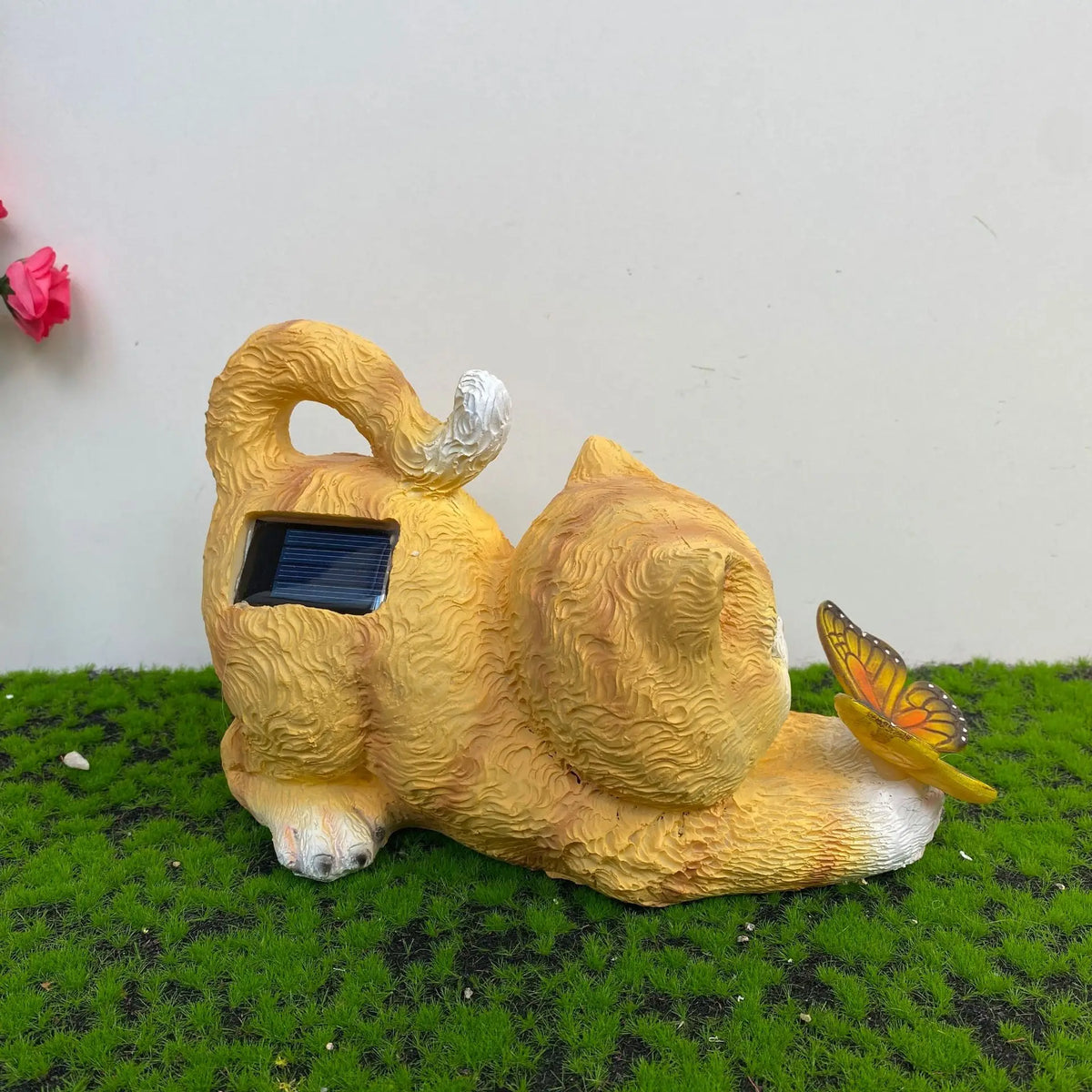 Colorful Cat Figurine Table Lamp