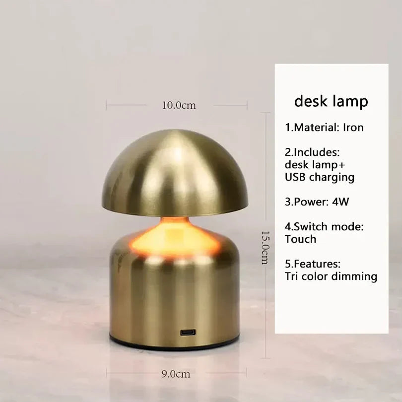 Portable LED Desk Lamp with Dimmer - Cofik