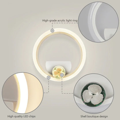 Stylish LED Wall Light - Versatile 3 Color Adjustable Lamp