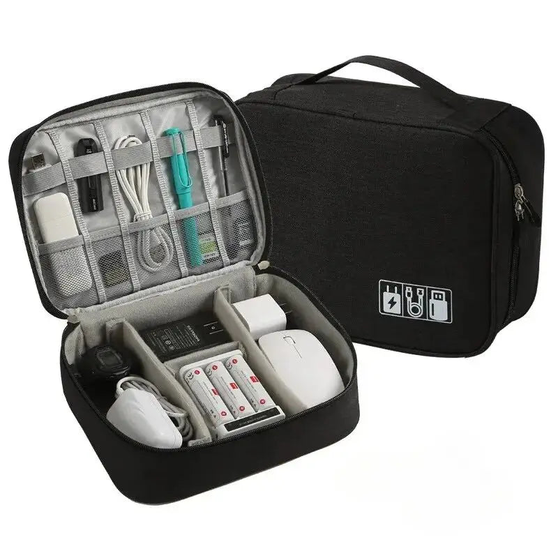 Travel Cable Organizer Bag Waterproof Accessory Pouch - Cofik