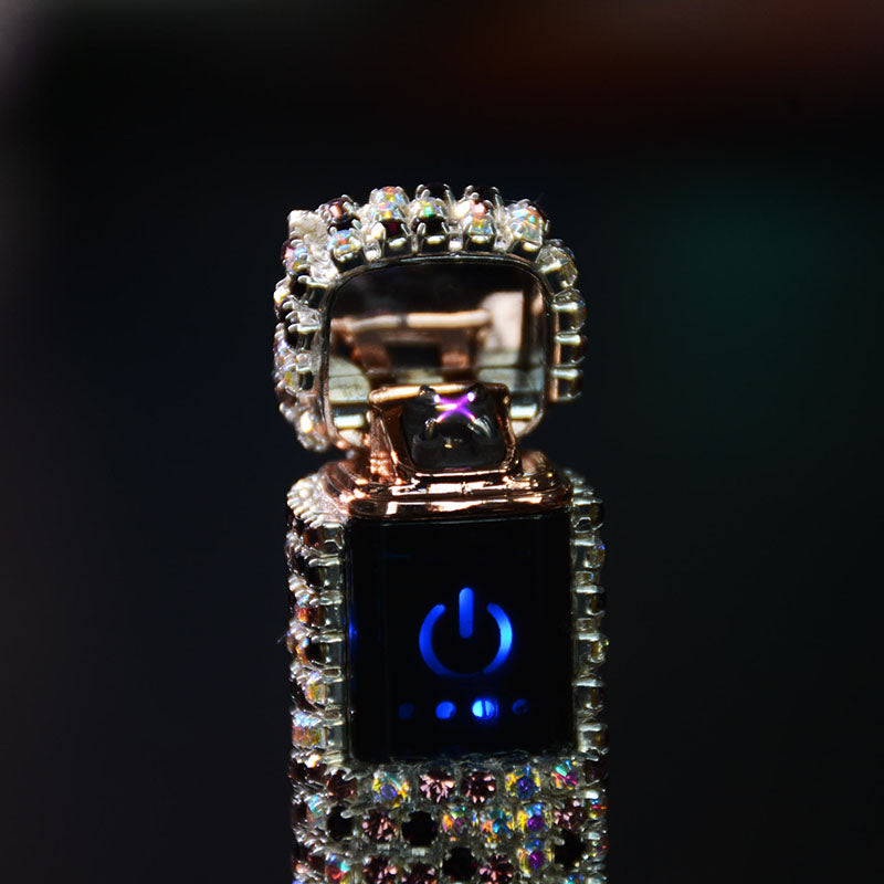 Glittery Gem Rechargeable Pocket Lighter