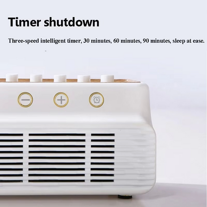 Compact Wireless Sound Machine with Bluetooth and Timer