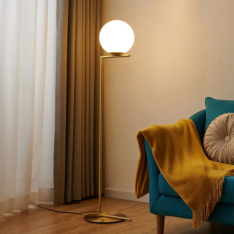 Stylish Glass Table Lamp with Soft Light