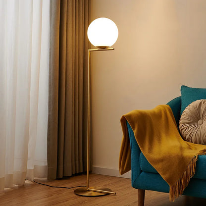 Stylish Glass Table Lamp with Soft Light