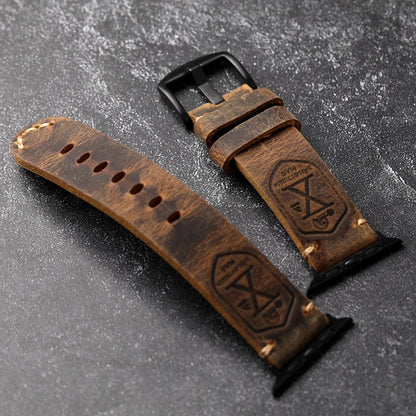 Authentic Leather Cowhide Apple Watch Strap