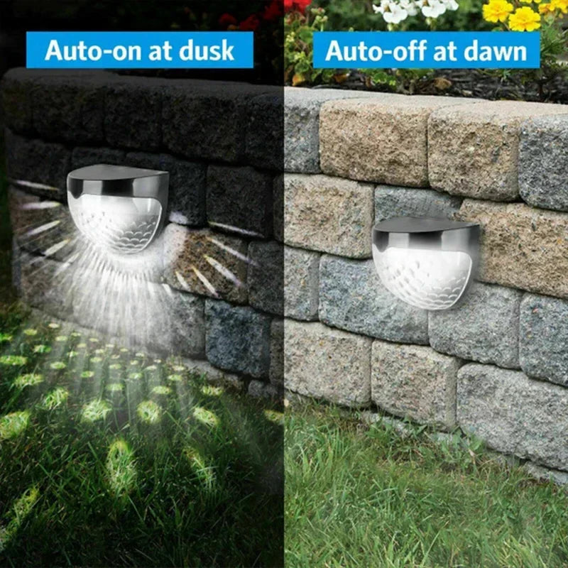 Durable Solar Powered Garden Wall Light
