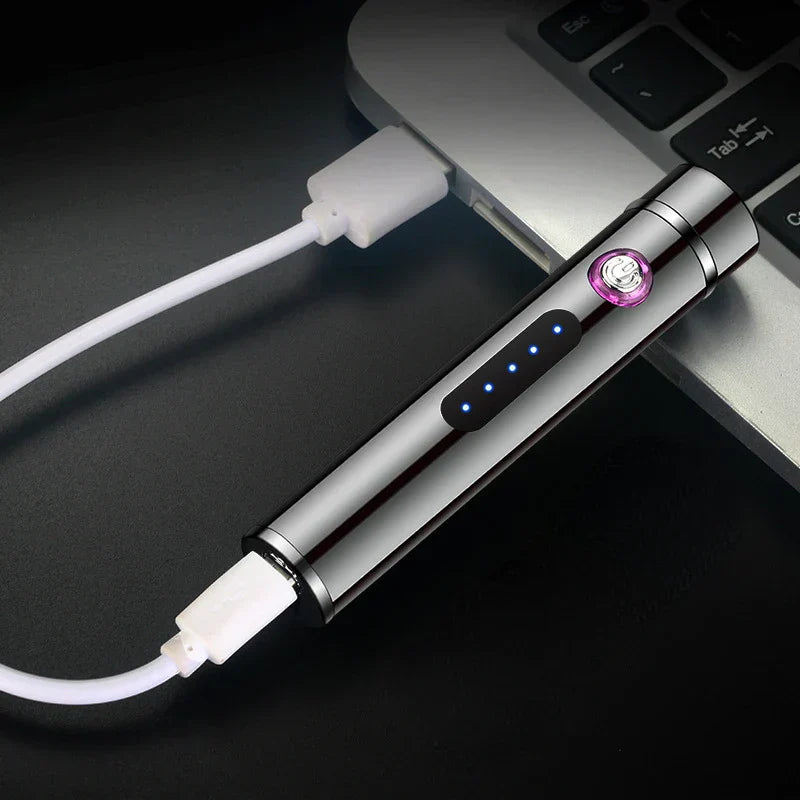 Premium Rechargeable Windproof USB Lighter for Men