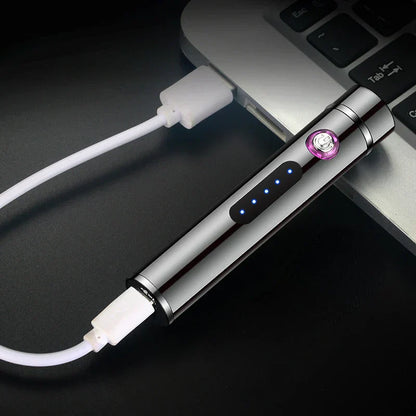 Premium Rechargeable Windproof USB Lighter for Men