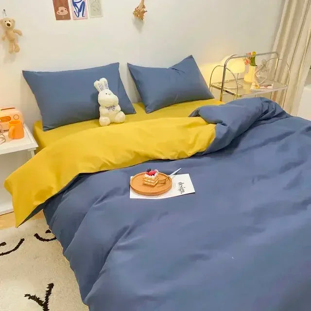 Cozy Reversible Bed Sheet Set for Ultimate Sleeping Comfort