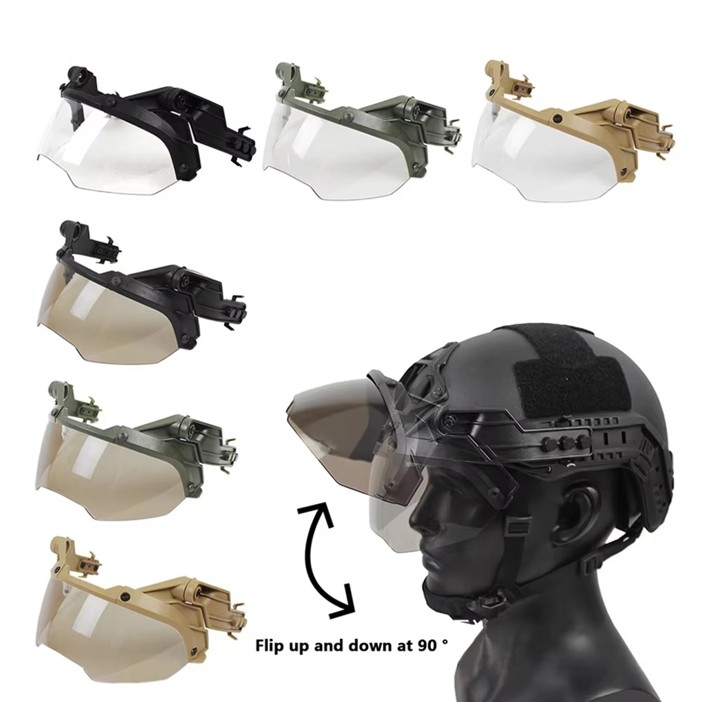 Cofik | Custom Fit Military Helmet with Fogproof Removable Goggles