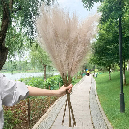 Large Artificial Pampas Grass Decorative Flower Arrangement - Cofik