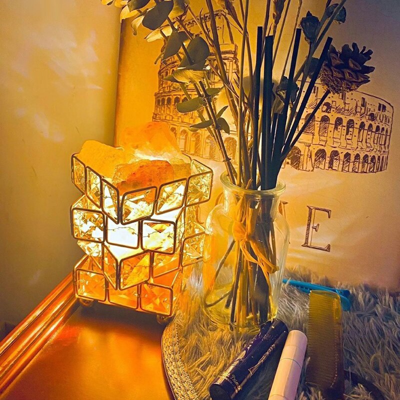 Sparkling Glass Table Mood Lamp
