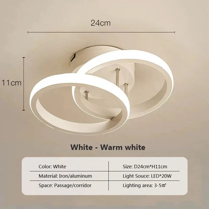 Bright LED Ceiling Lamp - Adjustable Indoor Light Fixtures