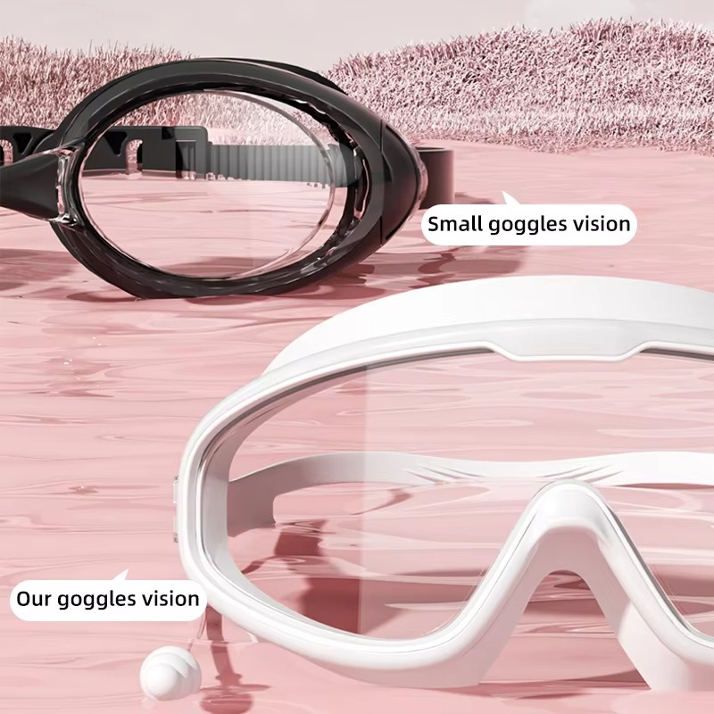 Clear Adult Swim Goggles - Waterproof UV Protection