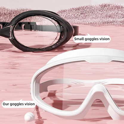 Clear Adult Swim Goggles - Waterproof UV Protection