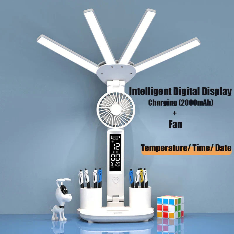 Space Saving 3-in-1 LED Desk Lamp