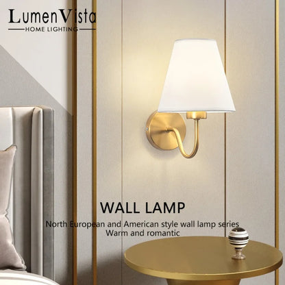 Stylish LED Textile Wall Light
