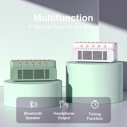 Compact Wireless Sound Machine with Bluetooth and Timer