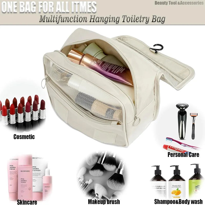 Waterproof Hanging Toiletry Bag Organizer