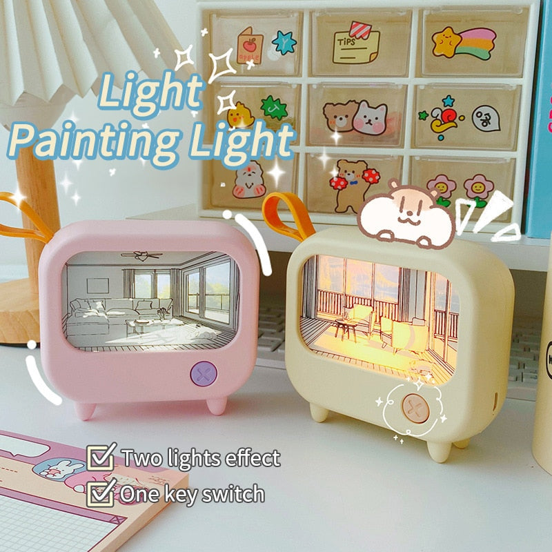 Small Colorful Table Night Light Lamp