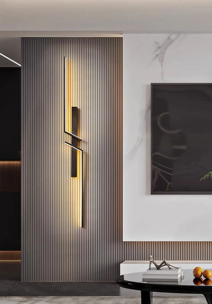 Elegant Gold LED Wall Light Fixture