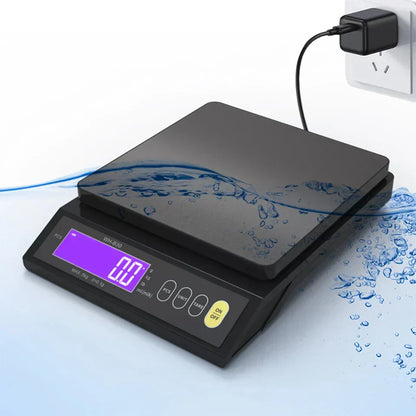Accurate Digital Kitchen Scale, Waterproof Stainless Steel