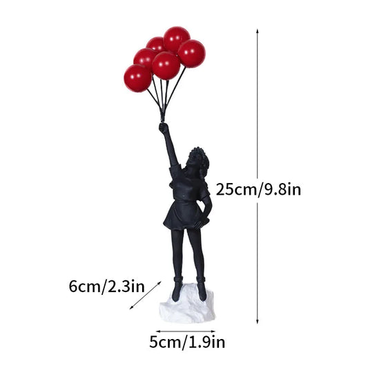Banksy Figurines | Pop Art Decor | Modern Home Accents - Cofik