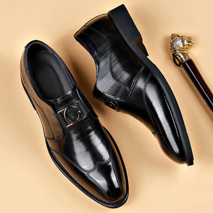 Classic Mens Leather Oxford Dress Shoes